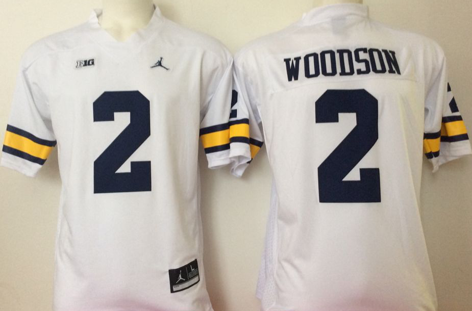 NCAA Men Michigan Wolverines White 2->ncaa teams->NCAA Jersey